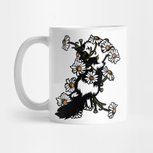 Daisy Tuxedo Cat Mug